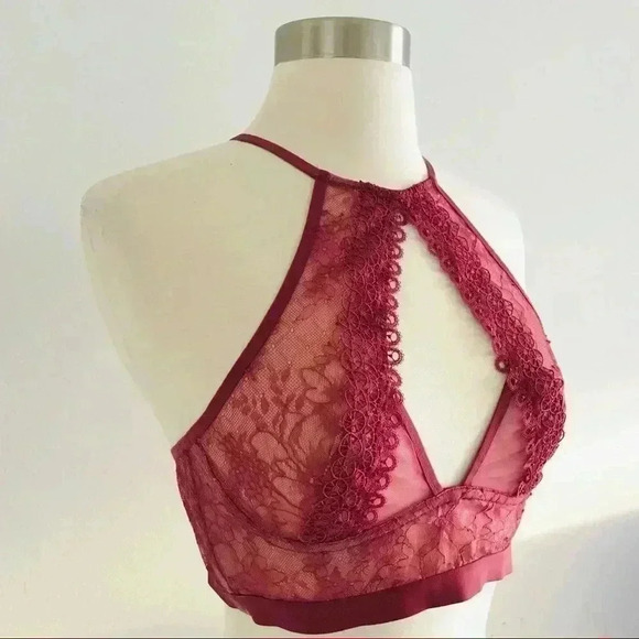 New Victoria Secret Lace Bralette Bra Sz M - Picture 3 of 12